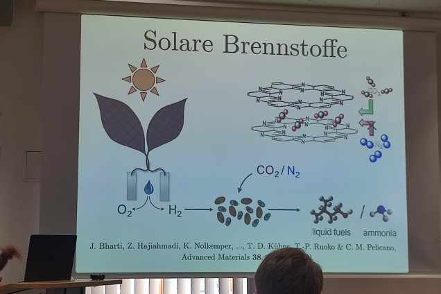 Vorstellung eines geförderten Forschungsprojektes zu solaren Brennstoffen