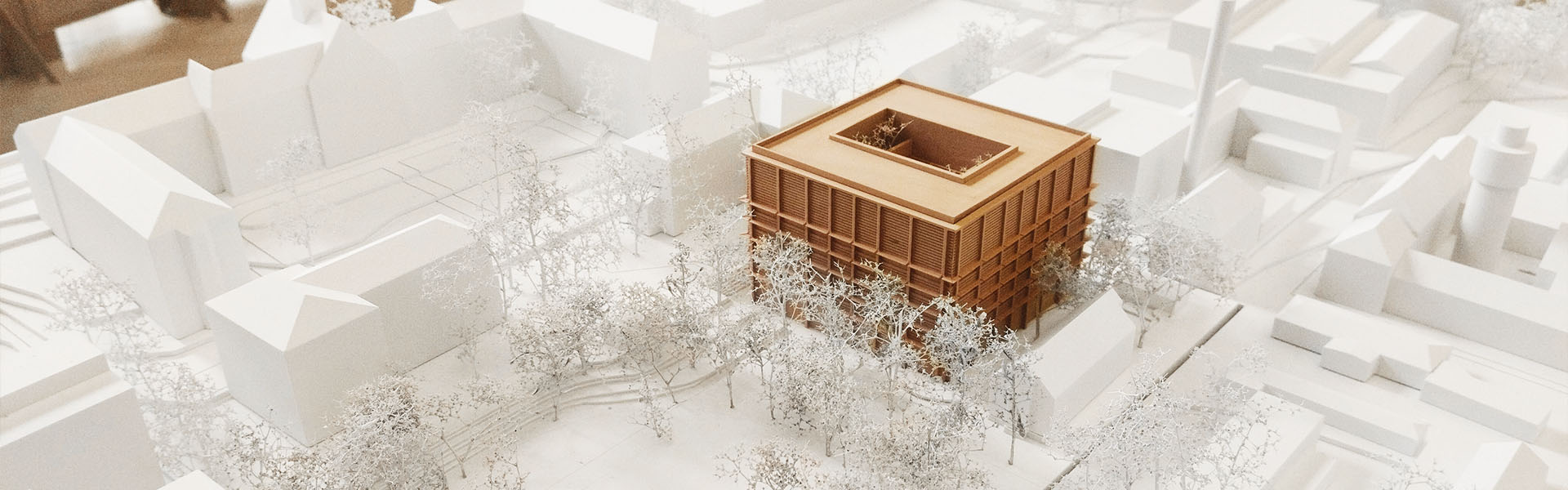 Model des neuen Institutsgebäude Projekthaus Zukunft